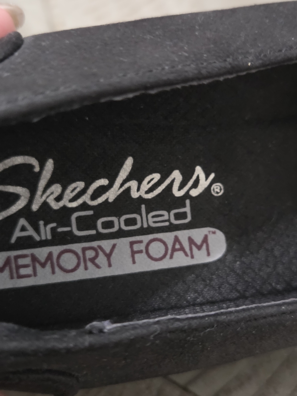 Skechers Black Women’s Slip-On Wedge Loafers with Buckle Accent - Picture 4 of 7